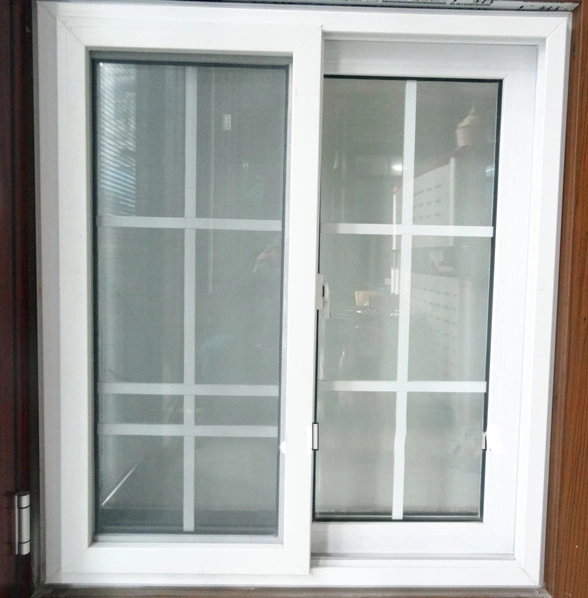 High quality/High cost performance PVC Sliding Window with Grill Design