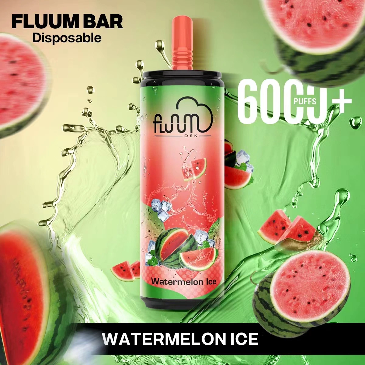 Fluum Bar 6000 Puffs Nueva llegada desechable vapor Pod con 15ml jugo de Ejuice prellenado 0% 2% 3% 5% nivel de nicotina