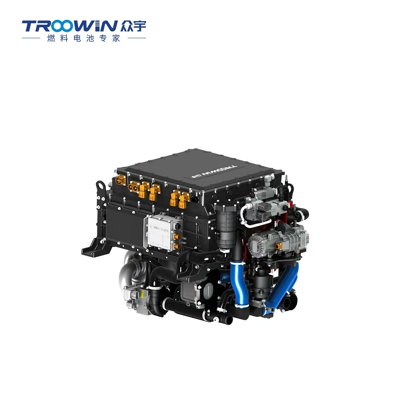 Troowin New Energy Vehicles with 120kw Hydrogen Fuel Cell Power Supply Engine for Heavy Trucks