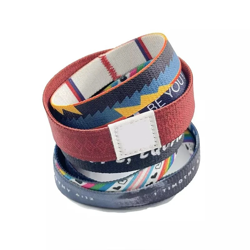 RFID Smart Stretch Wristband-Icode Slix Fabric Elastic Nylon Wristbands with Uid Number