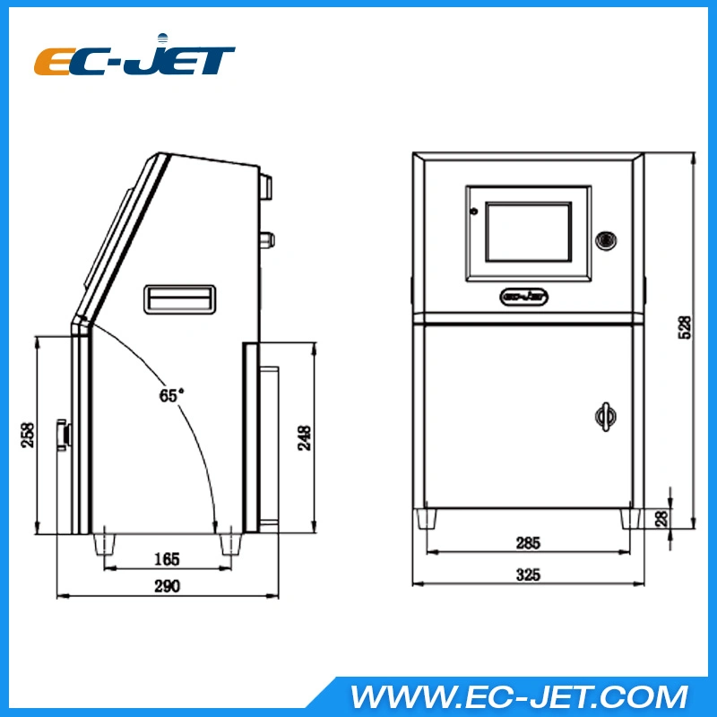 Fácil mantenimiento continuo de la fecha de producto Impresoras Ink-Jet (máquina de impresión por chorro de la CE1000)