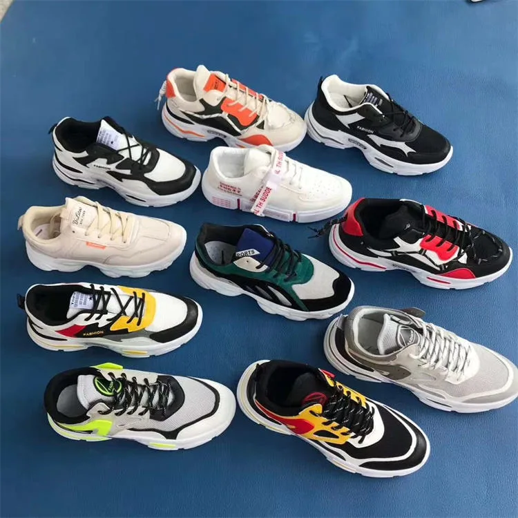 Shoes Sneakers Fashion Bulk Wholesale/Supplier Plus Size Casual Second-Hand Sport Men's Cheap High quality/High cost performance Sport Shoes