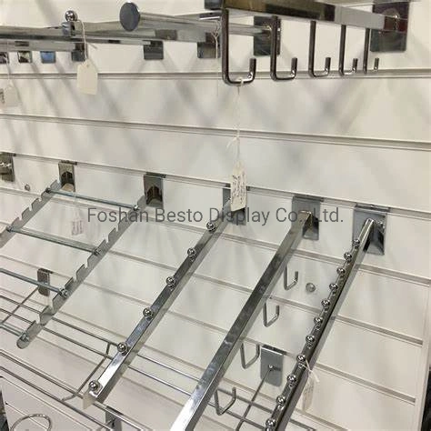 Bespoke Slatwall Accessories Hardware Hooks for Shopfitting Store Fixture in Retail Stores, Clothing Shop, Shoes Store, Hardware Shop, Tools Store