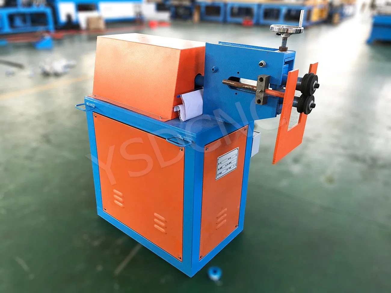 Metal Sheet Round Duct Grooving Machine, Sheet Bead Roller