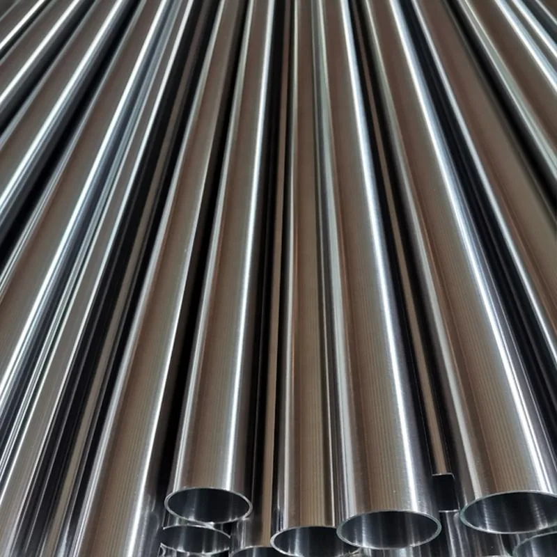 OEM ODM de fábrica com a melhor qualidade 201 301 304 316 em aço inoxidável Tubo redondo de aço