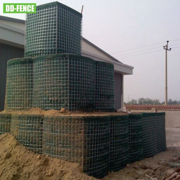 Weld Mesh Gabion Box Barrier for Military Blast Defense Wall Shelter Flood Barrier Erosion Control