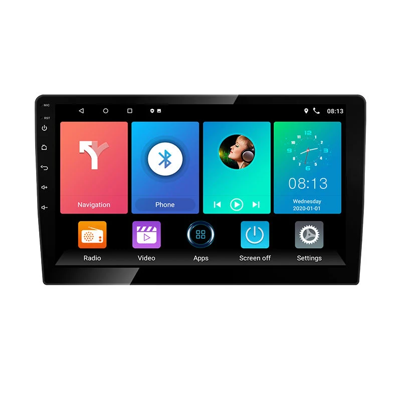 Ventes de voiture chaude Auto Radio lecteur GPS le plus récent système stéréo Android 10 corps mince de 9 pouces écran tactile universelle un lecteur de DVD