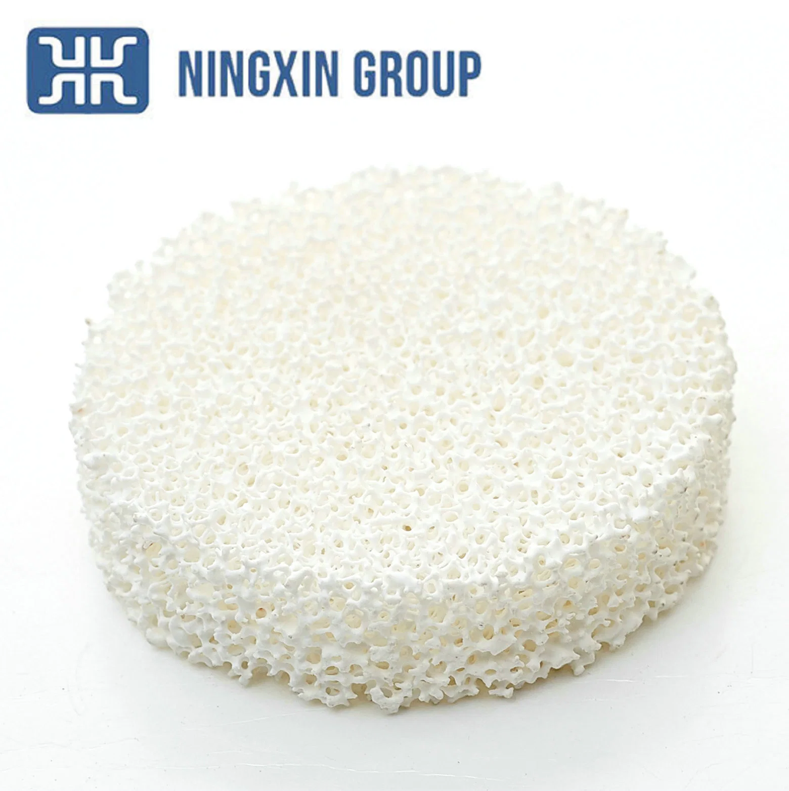 Ningxin mejor Precio Alumina Ceramic Foam Filter for Molten Metal Filtración 10-30ppi grosor 13mm-30mm