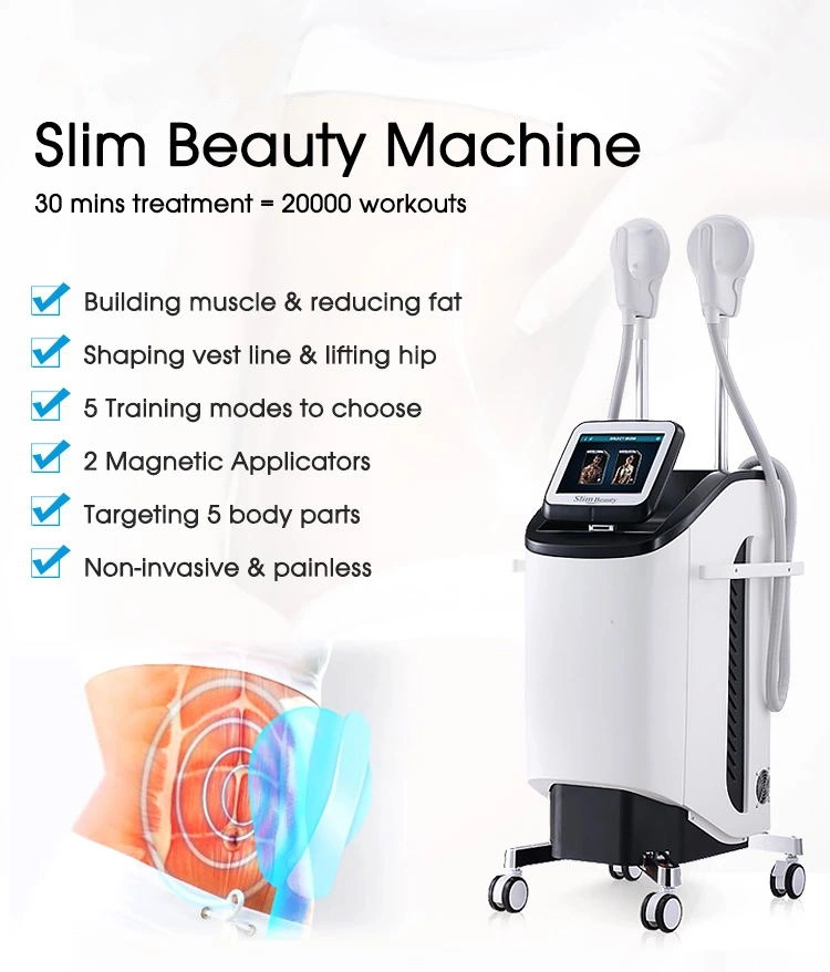 High-Intensity concentrado de tecnología electromagnética para Emslim Hi-EMT belleza EMS Bodysculpting la pérdida de peso de la máquina de adelgazamiento