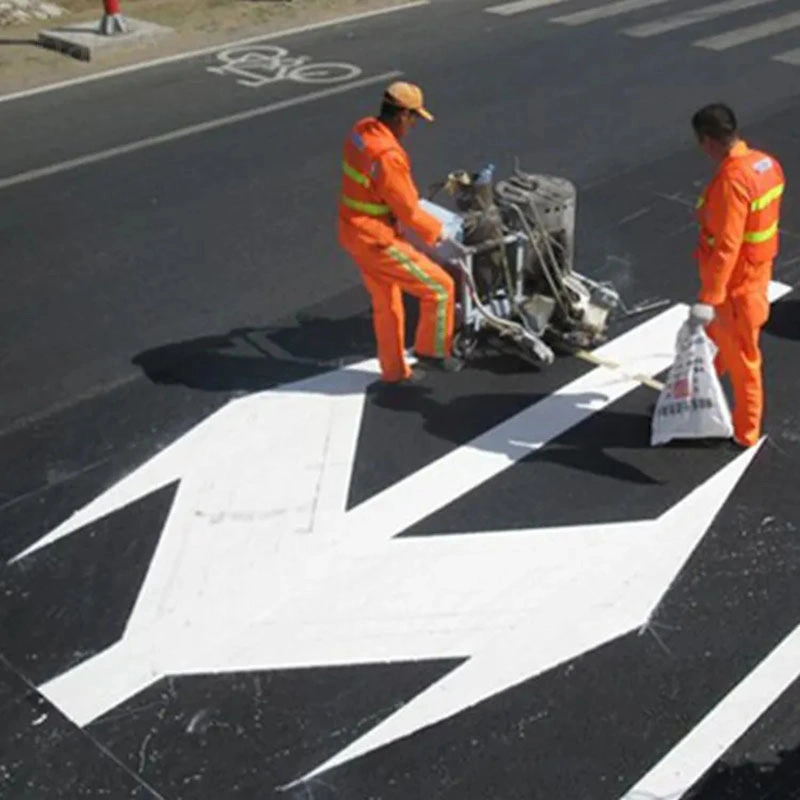 Step up Road Safety with 10% Glass Beads High Reflect Thermoplastic Road Marking Paint