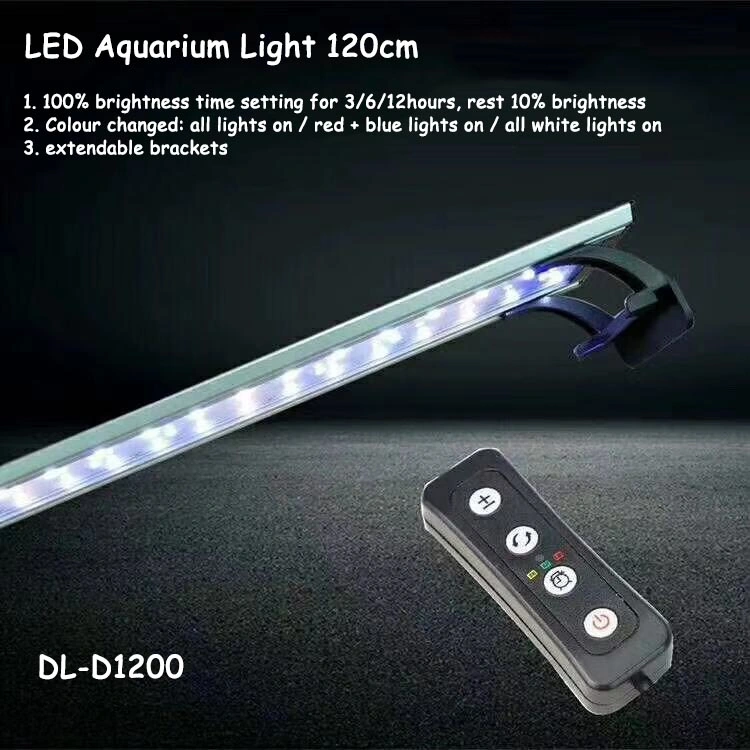 30-120cm Aquarium Blue and White LED Lighting Fish Tank Lamp