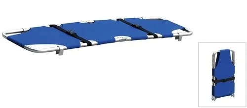 Emergency Rescue Two-Fold Stretcher with Feet Medical Ambulance Aluminum Alloy Stretcher Manufacture in China CE/ISO13485