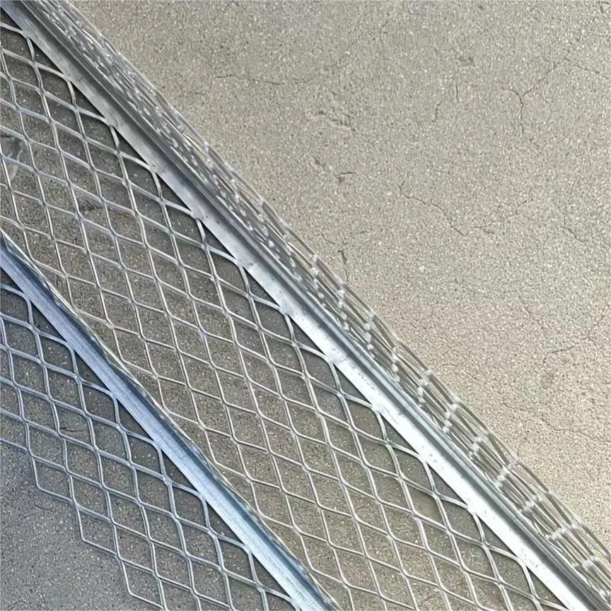 Galvanized Metal Big Hole Corner Net Protection Corner Guard Building Material for Safe Angle Bead