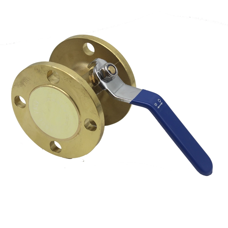 Q41f Brass Ball Valve with Flange