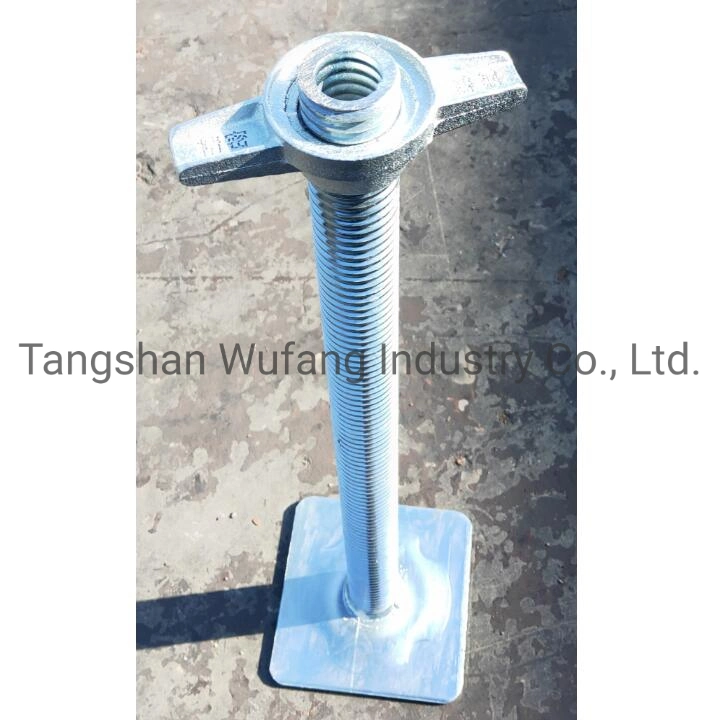 Galvanized Scaffold Screw Jack Base U-Head Jack