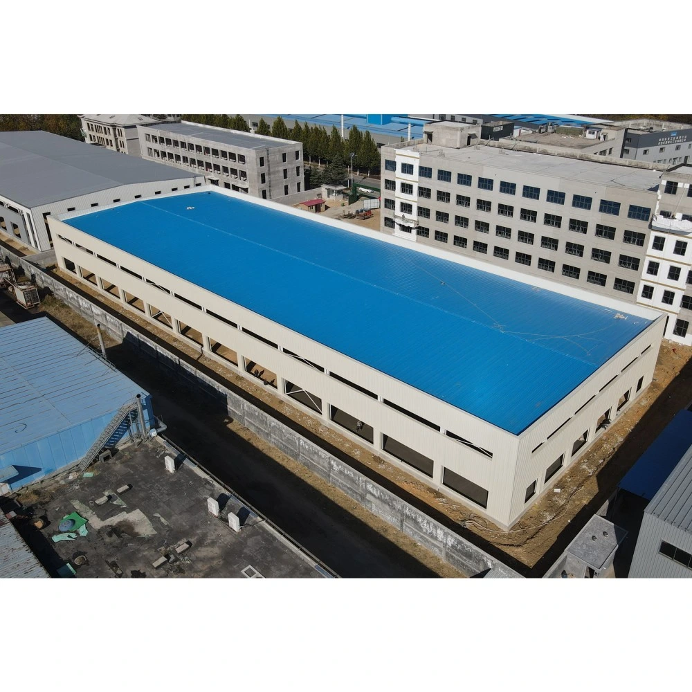 White Steel Sheet Roof Wall Prefabricated Warehouse Buildings