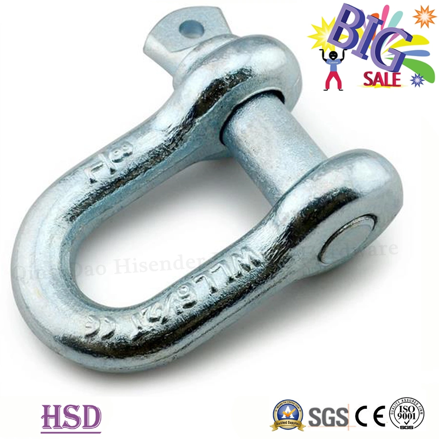 Marine Rigging Galvanized Fitting Us Type Screw Pin G2130 Anchor Shackle