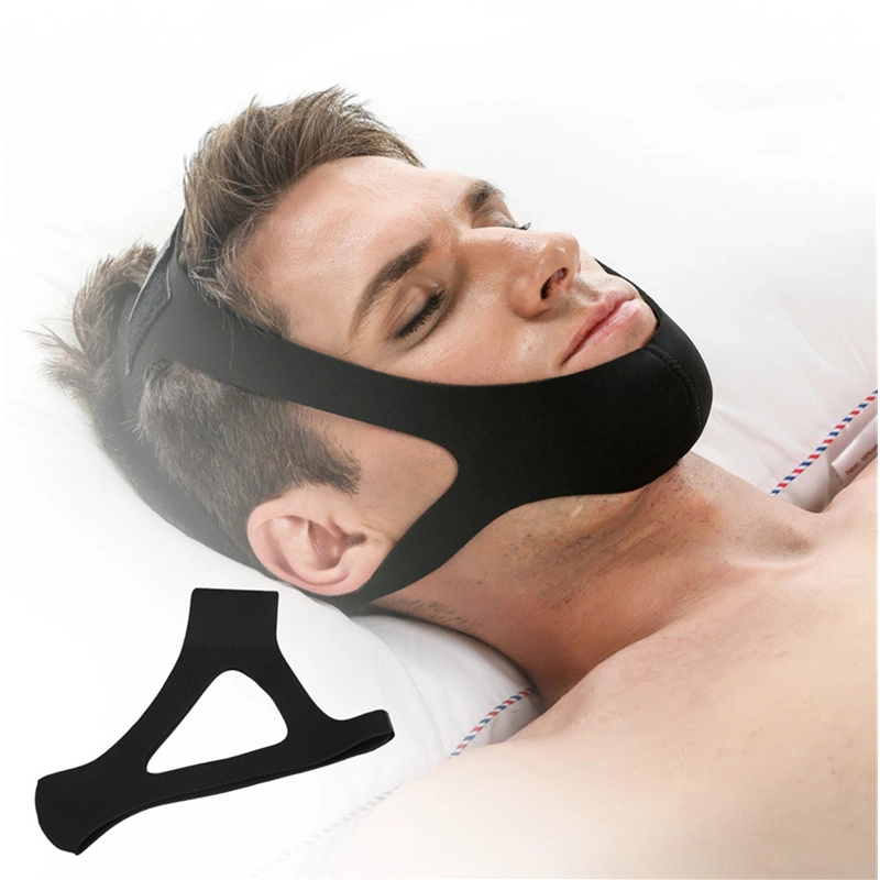 Neue Schnarchen Lösung Full Head Chin Strap Neueste Dreieck Anti Schnarchen-Kinsgürtel