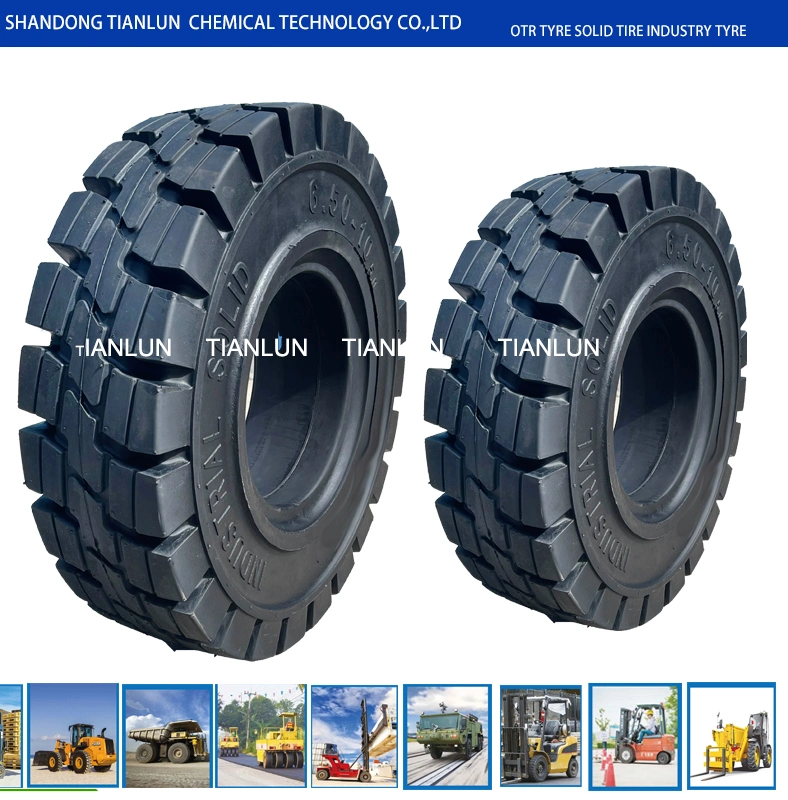 Good Quality Tire 500-8 600-9 650-10 700-12 Forklift Solid Tyres