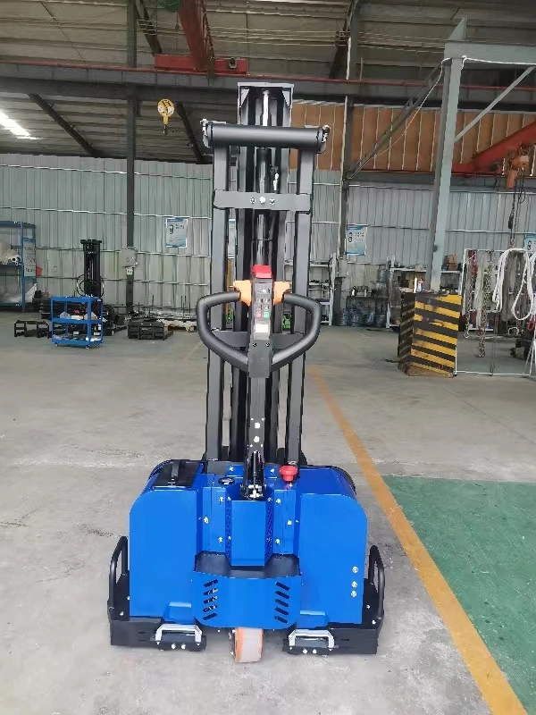 Andylift Zts-10f 1000kg Capacity 0.8m-1.6m Lifting Height 48V/25ah Lithium Battery Full Electric Self-Loading Stacker