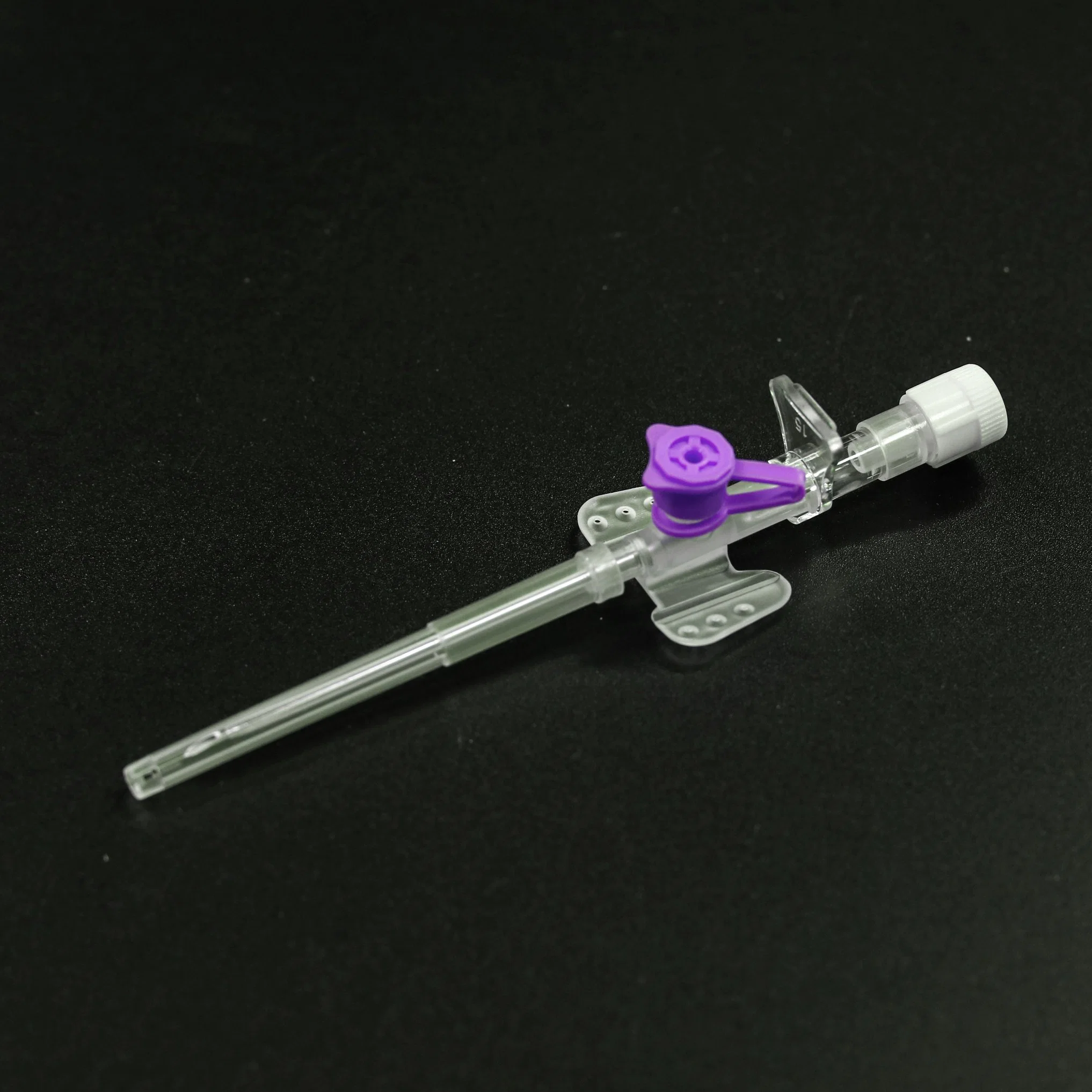 Factory Price Hospital Disposable Plastic Intravenous Catheter Purple Butterfly Set IV Cannula