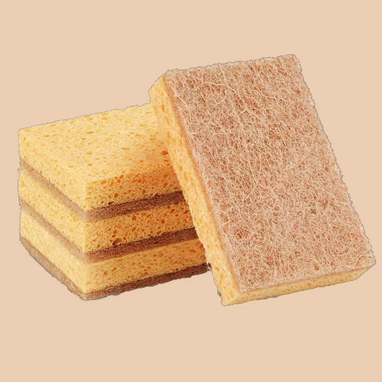Hot Selling Reusable Natural Cellulose Sponge for Kitchen Cleaning