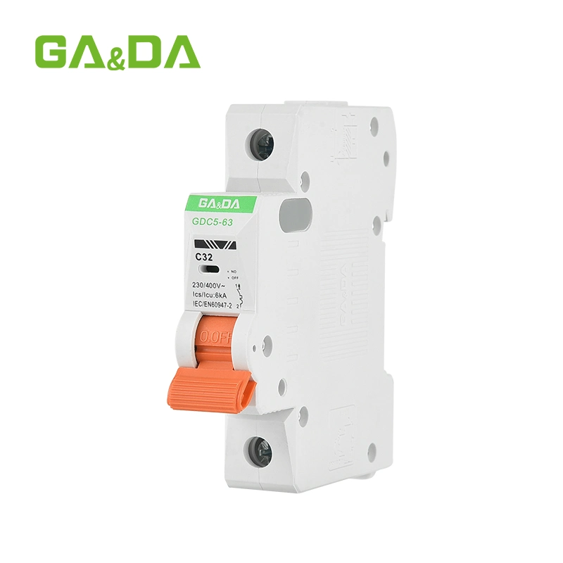 AC MCB 1pole 32 40 AMP Low Current 400V Circuit Breaker