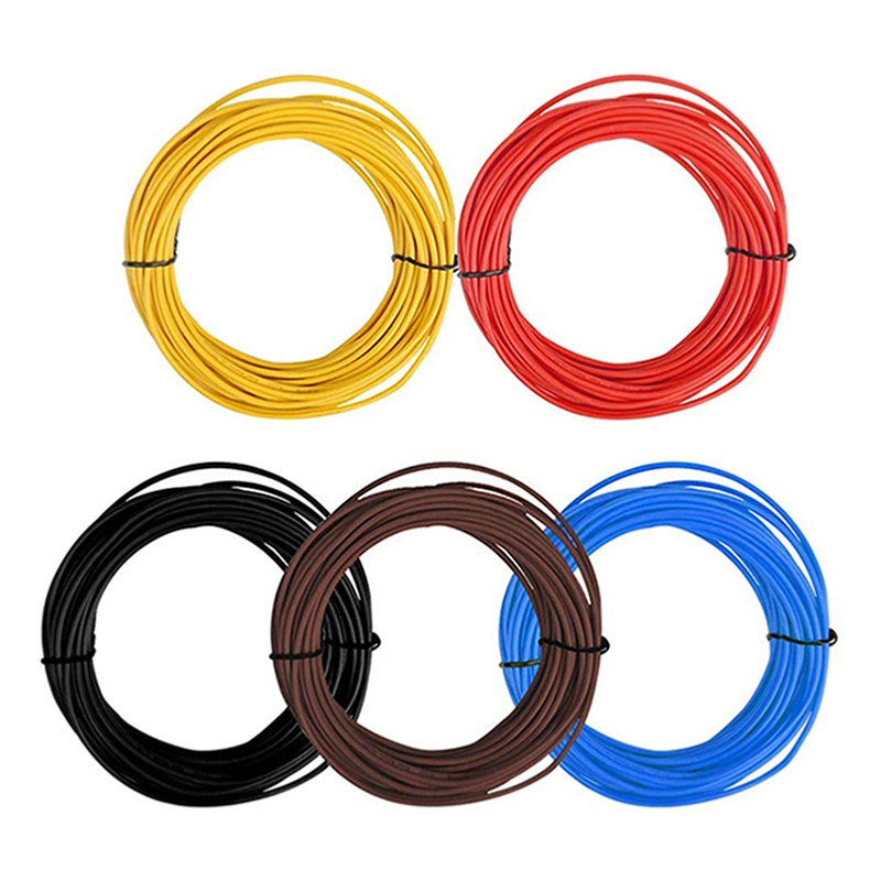 UL1569 el estilo de cobre de núcleo único cable eléctrico Cable con aislamiento de PVC de color personalizado chaqueta para componentes electrónicos Juguetes