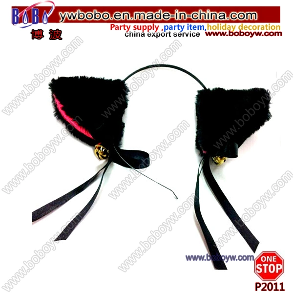 Party Supply Cat Ears Headband Hair Band Christmas Ornament Christmas Gifts (P2012)