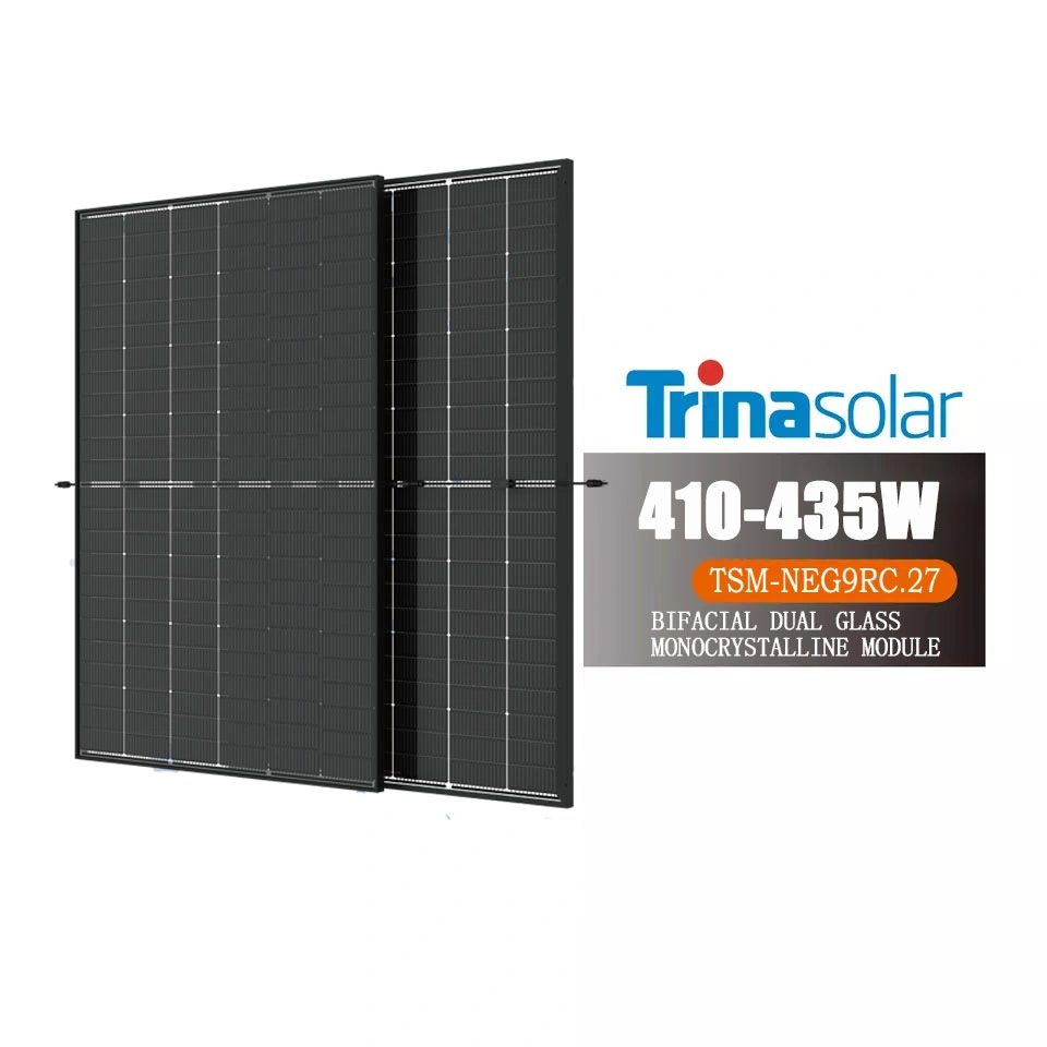 New Arrival Tsm-Neg9RC. 27 Trina Solar Panels Half Cut 120 Cells Modules 425W Bifacial Dual Glass Black