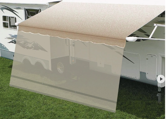 RV Panel Kit Sunblock Awning Privacy Screen Sunshade Drop 10 X 18FT