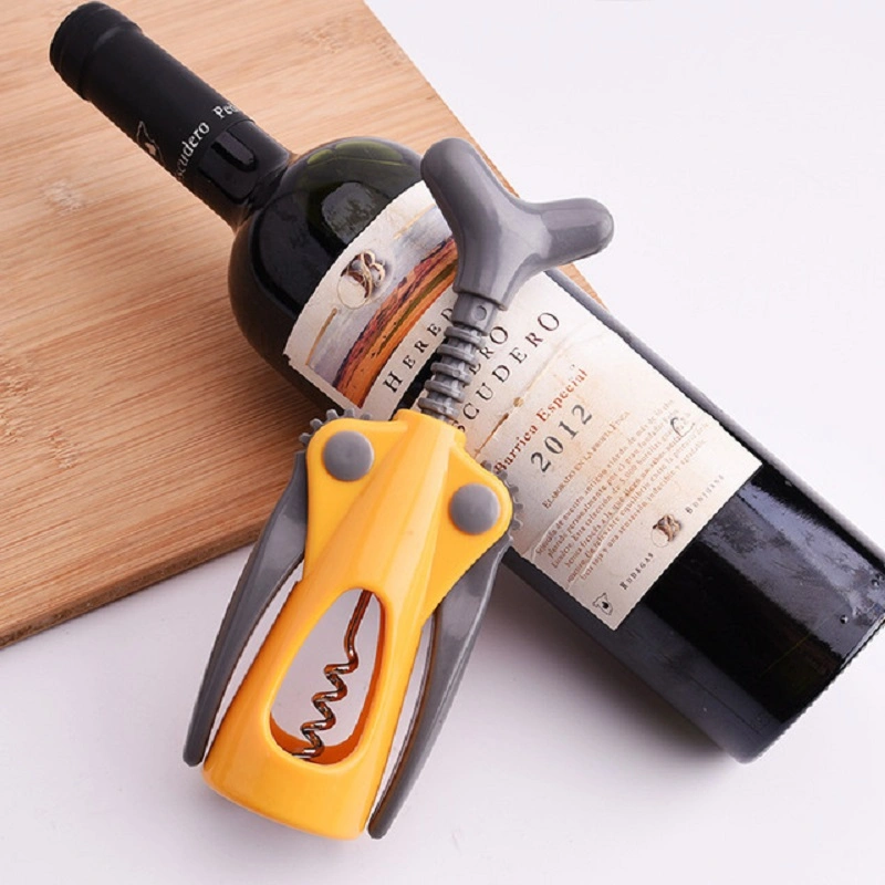 Plastic Wing Corkscrew Wine Bottle Opener Simple and Stylish Wing Corkscrew Used in Kitchen Restaurant Bar and Chateau Kitchen Bar Tools Esg12111