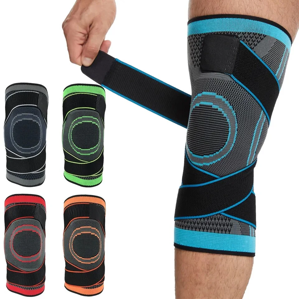 Compression Neoprene Knee Support with Springs Knee Support Guard for Sports