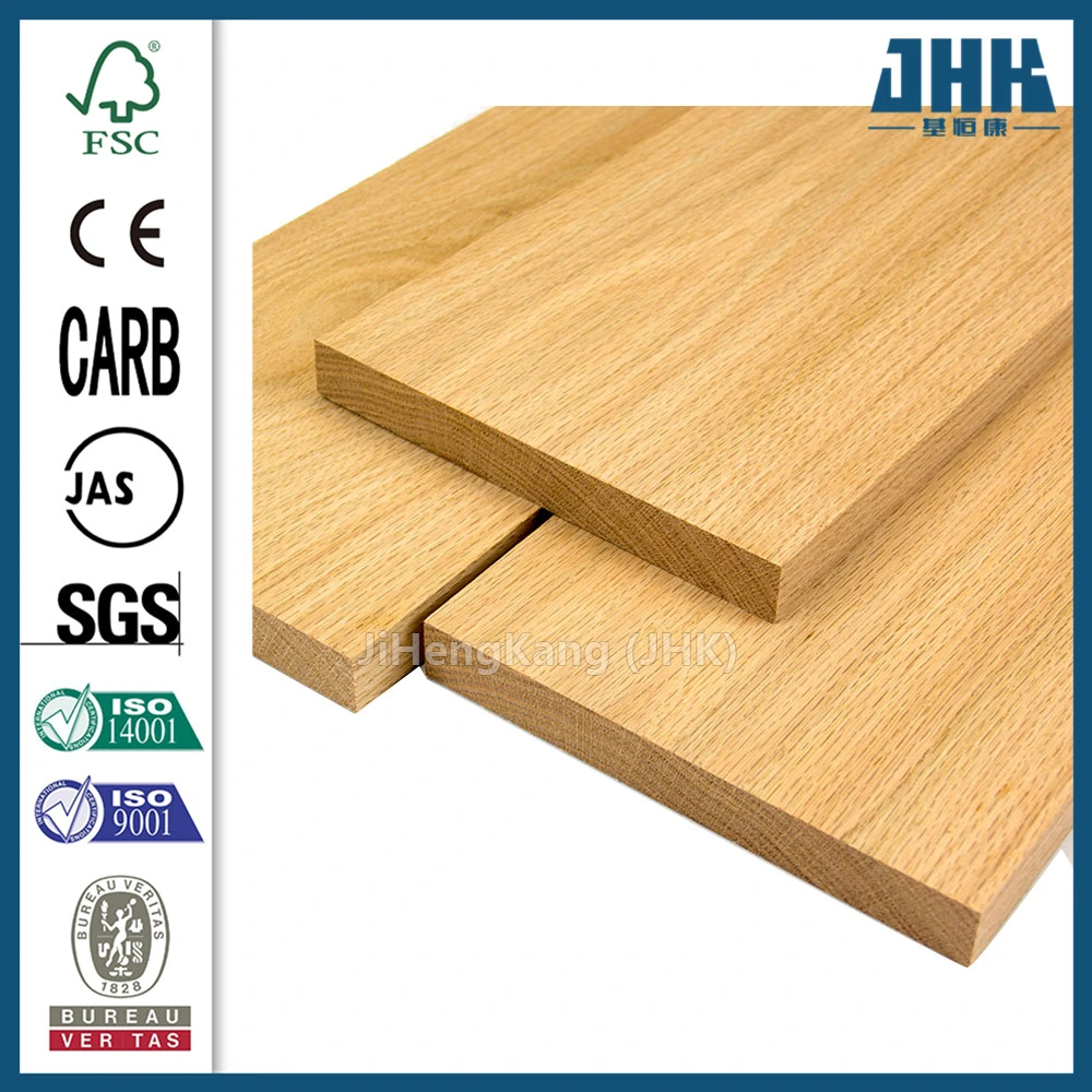 Unfinished Red Oak Solid Wood MDF Board