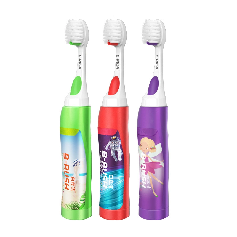 The Family Travel Special Type Fruit Taste Ultra Fine Soft Bristle Toothbrush for Children