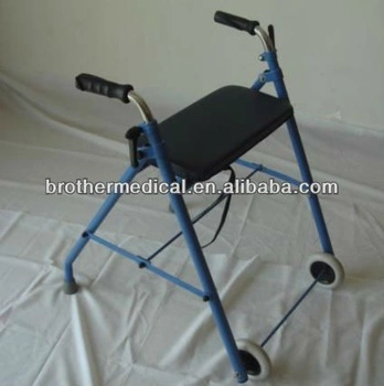 2022 Lightweight Folding Portable Mobility Walker Prices Disabled Adults Walking Aids for The Elderly