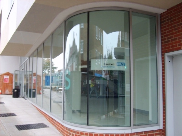 Clear Ultra Clear Tempered Laminated Shopfront Glass