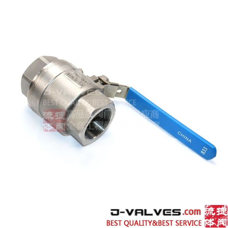 2 PC Ball Valve SS304 SS316 Ball Valve Plumbing Fittings Names of PVC Pipe Stainless Steel Female Pipe Fitting