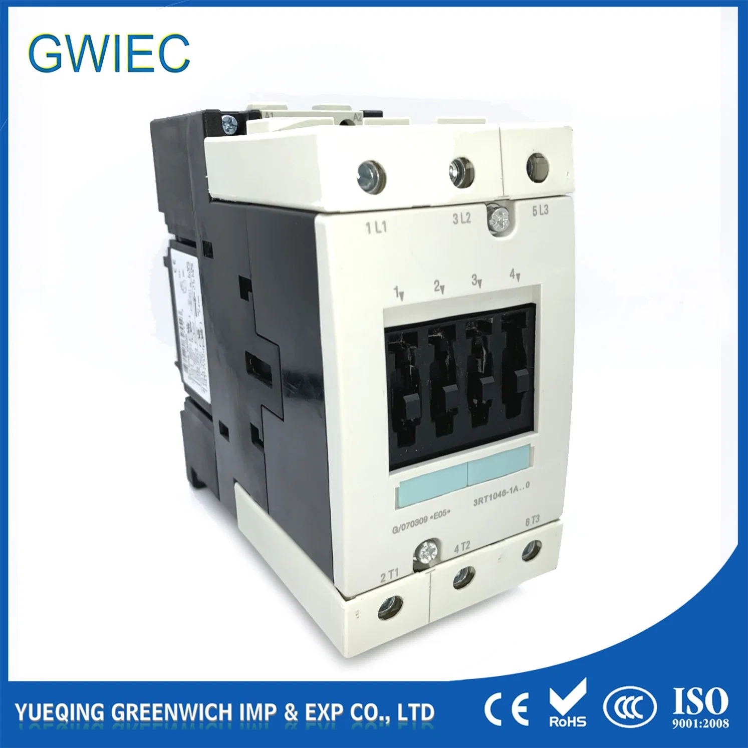 IEC947, VDE0660, GB14048 A1 A2 démarreur de moteur Chine 3TF contacteur 3rt-1016