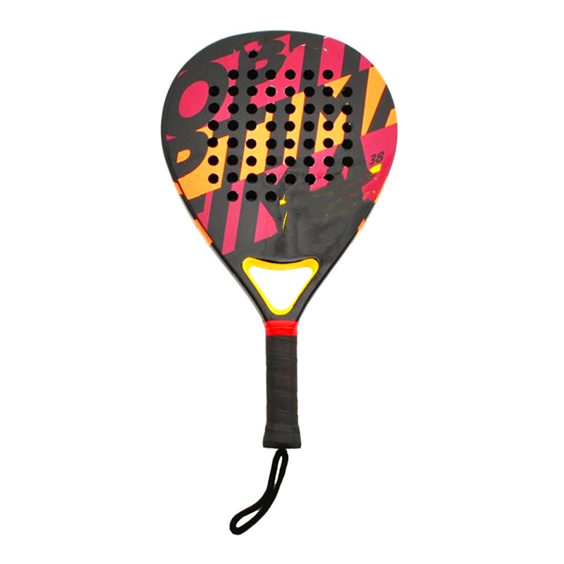 Logotipo Personalizado en forma de Lagrima de Diamante Raquetas de tenis de Padel Peso Ligero de carbono 3K 12K 18K de Tenis Raqueta de Padel