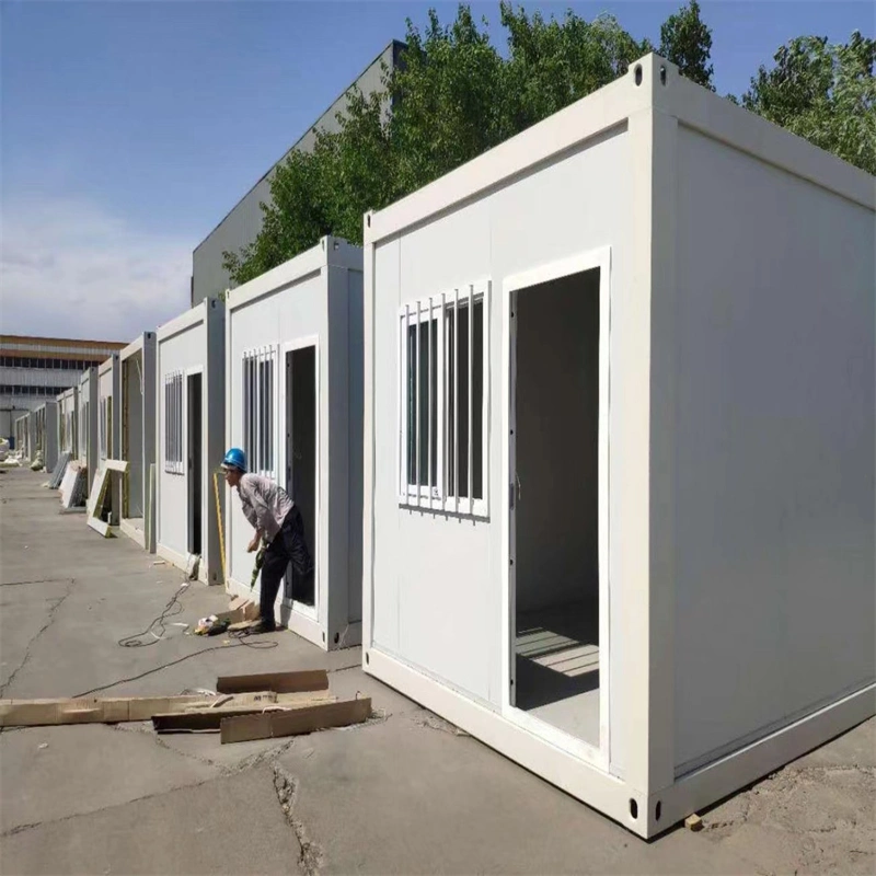Prefab Portable Caravan Wooden Mobile Camp Steel Structure Building Modular Tiny Prefabricated Office Home Shipping Container House