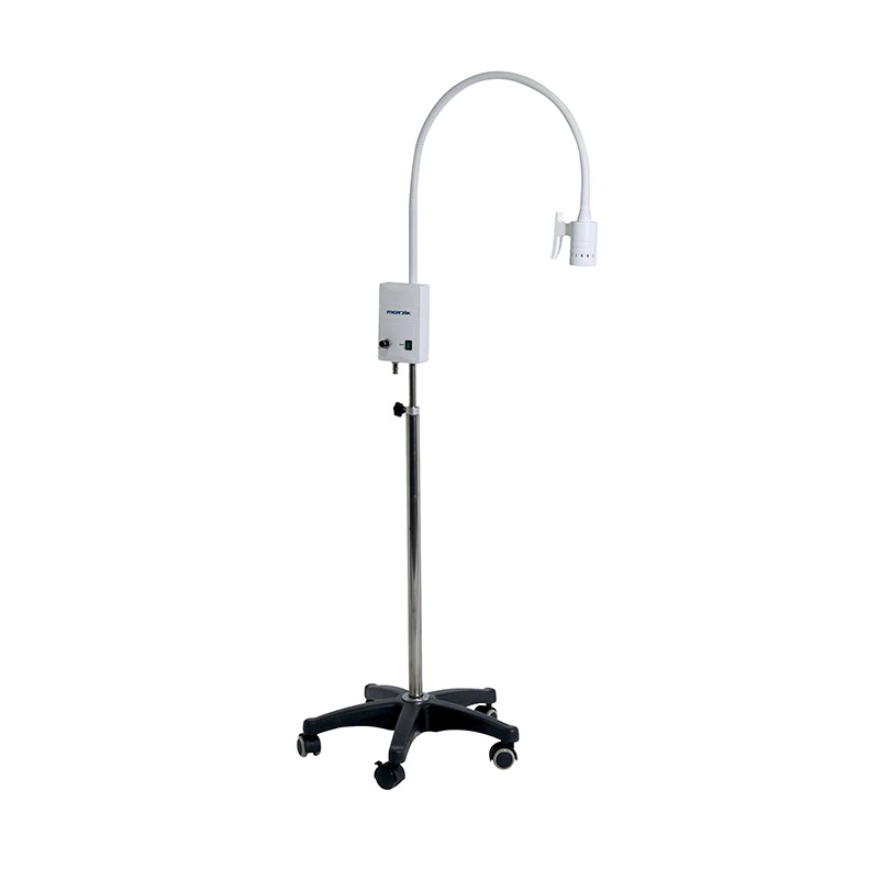 Mk-D100hf Floorstand Hospital móvil LED de examen médico de luz en ruedas