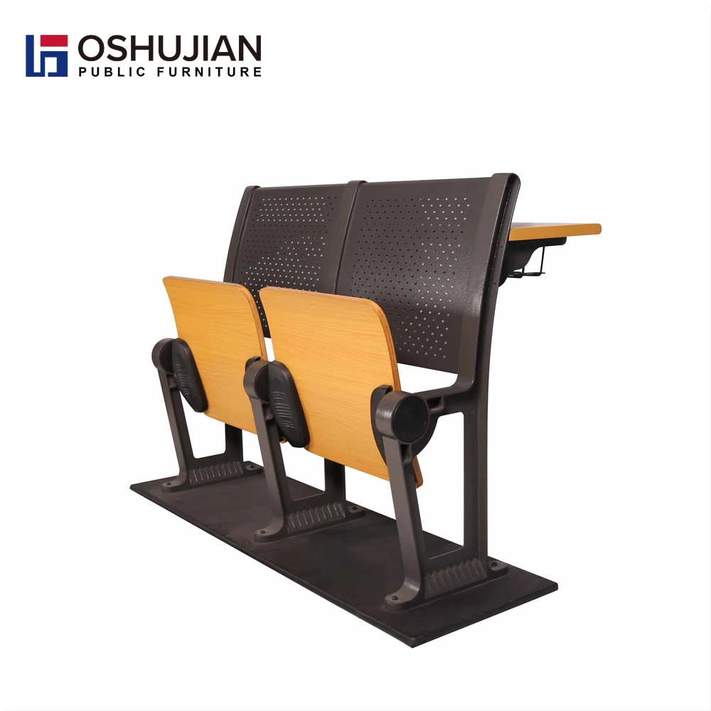 Ladder Classroom Desk and Chair College Furniture School University Lecture Room Chair and Desk