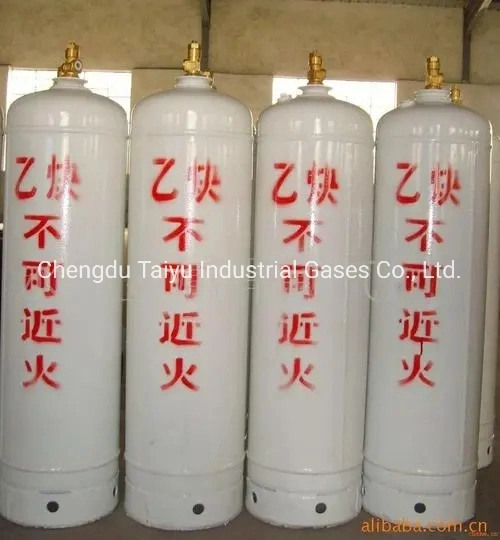 Factory Directly Supply China High Purity Gas Dissolved Acetylene C2h2 Gas Price Welding Gas Filling in Acetylene Cylinder