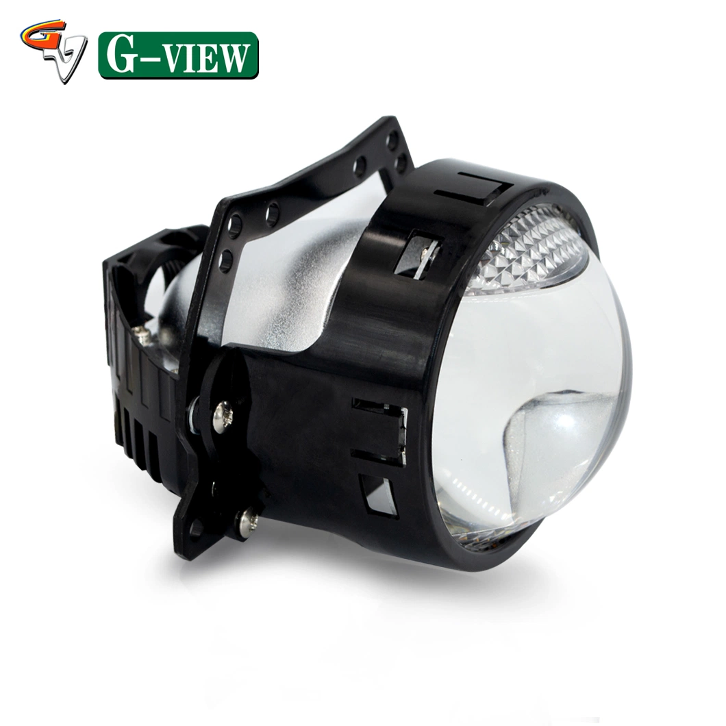 عدسة جهاز العرض G-View G17 LED الأمامية تحويل المصابيح الأمامية LED سيارة طقم التعديل