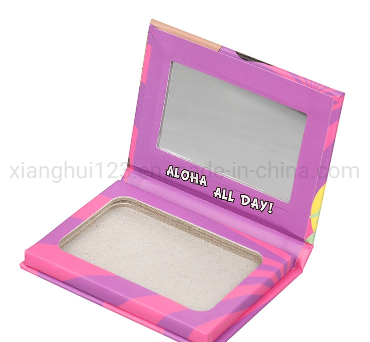 Contracted Empty Eyeshadow Palette Cardboard New Design Empty Magnetic Eyeshadow Palette Paper Eyeshadow Palette Box