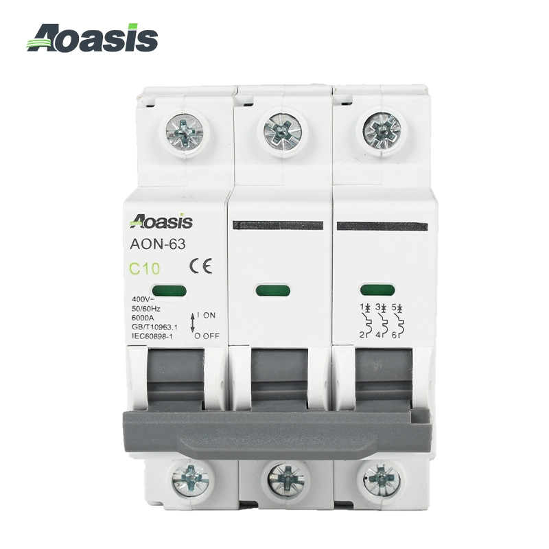 Hot sales Aoasis Aon-63 3p MCB AC 6ka disjoncteur miniature