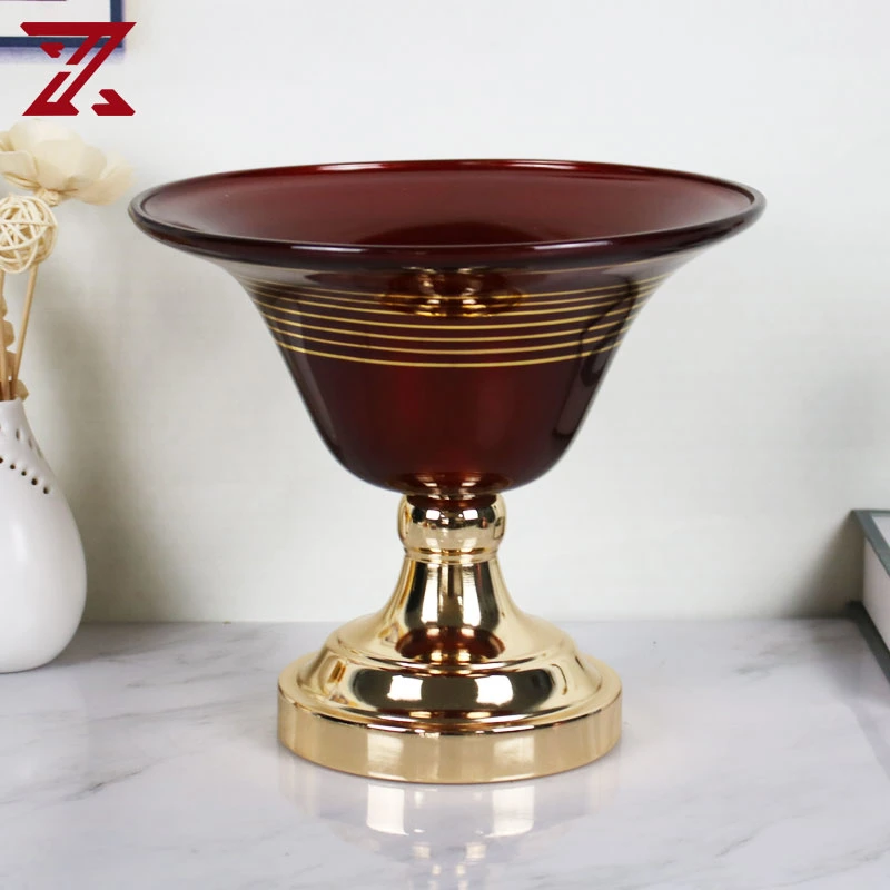 Hot Sale Fruit Bowls Living Room Home Decor Accessories Multifunctional Dual Use Flower Vases for Weddings Centerpiece