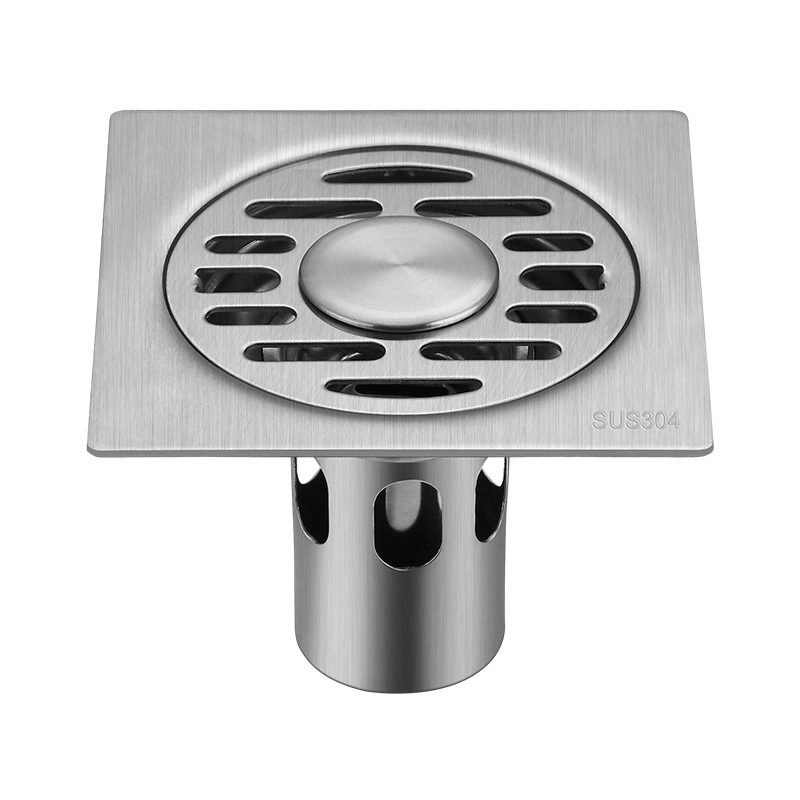 304 Stainless Steel Outlet Large Flow Washing Machine Floor Drain Dual-Use Sewer Odor and Insect Core Floor Drain