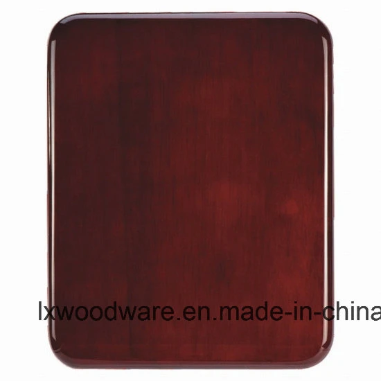 Customized Rosewood Piano Finish Wooden Plaque Awards